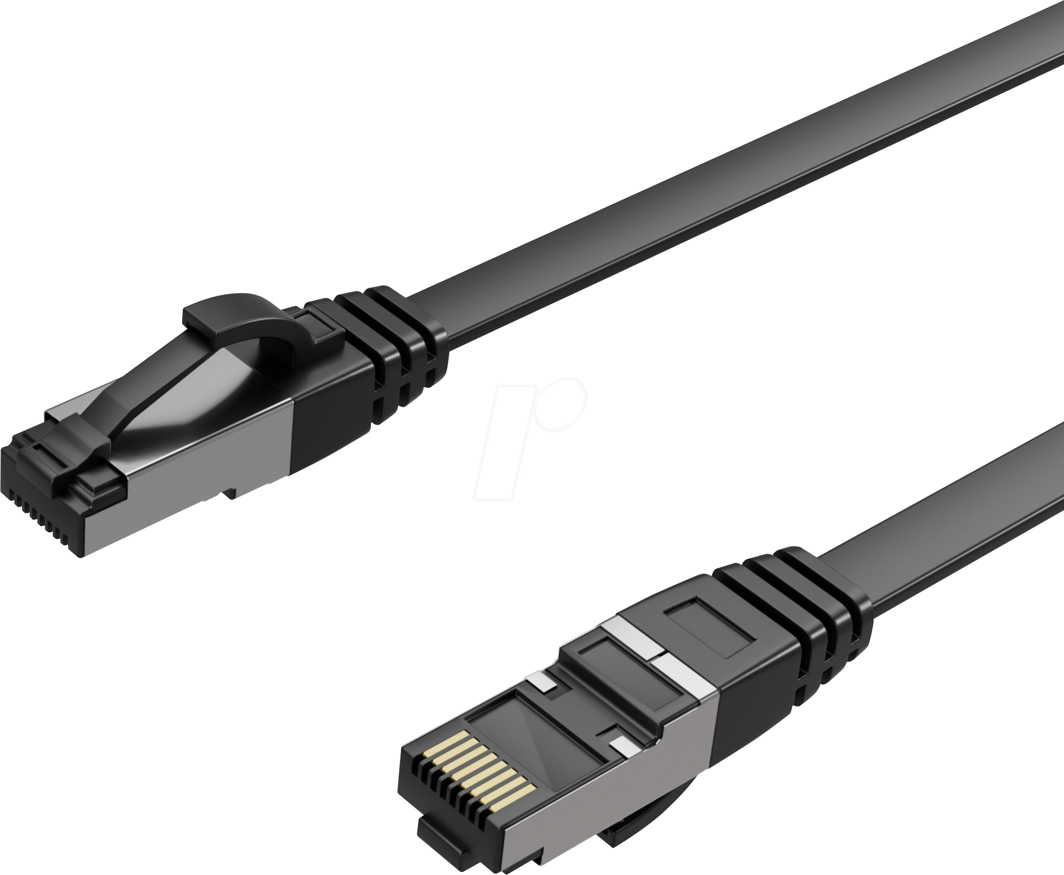 4250696655350 - FLX FL31-43155 - Patchkabel Cat81 U FTPPIMF flach 15 m schwarz