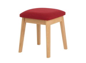 4250704672379 - Sitzhocker DEBEDELINE Eiche in rot