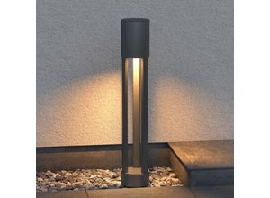 4250755300245 - Doporro - Wegeleuchten Außen led 10W Pollerleuchte ⌀120xH700mm IP65 3000K Aussenleuchte Pollerleuchte Standleuchte für Garten Sandgrau dunkel