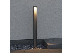 4250755300306 - Led Wegeleuchten Außenlampe Pollerleuchte BTH6x6x80cm 3000K Aussenleuchte Standleuchte für Garten Sandgrau dunkel 5W IP65 BaldersLights - Doporro