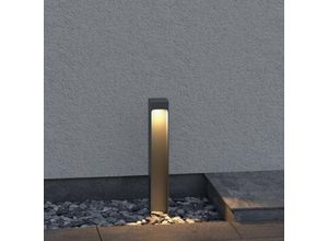 4250755300320 - Doporro - led Wegeleuchten Außenlampe Pollerleuchte BTH6x6x40cm 3000K Aussenleuchte Standleuchte für Garten Sandgrau dunkel 5W IP65 BaldersLights