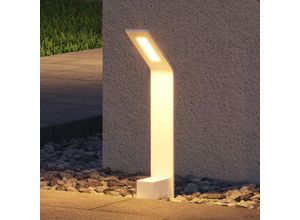 4250755300436 - doporro Pollerleuchte Außen IP65 Wegeleuchten für Garten 3000K Aussenleuchte 128x98x408mm Außenlampe Standleuchte Sandweiß 6W Pfadfinder