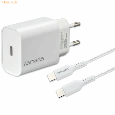 4250774952791 - Netzladegerät VoltPlug PD 20W und USB-C auf USB-C Kabel 15m weiß 4250774952791 - Netzladegerät VoltPlug PD 20W und USB-C auf USB-C Kabel 15m weiß