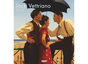 4250809653228 - DUMONT - Jack Vettriano 2025 Wandkalender 45x48cm Kunstkalender mit einer großen Fangemeinde mit ausgewählten Gemälden im Stil der neuen Sachlichke