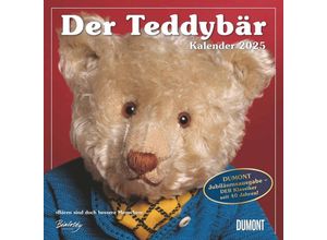 4250809653266 - DUMONT - Der Teddybär 2025 Broschürenkalender 30x30cm Wandkalender für Sammler und Bärenfreunde ein beliebter Klassiker seit 1984 im DUMONT-Program