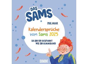 4250809653471 - DUMONT - Kalendersprüche vom Sams 2025 23x23cm Kalender von Paul Maar voller lustiger Bilder und frechen Sprüchen und Reimen