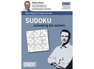 4250809653839 - DUMONT - Stefan Heine Sudoku schwierig bis extrem 2025 Tagesabreißkalender 118x159cm Rätselkalender vom Rätselpapst Stefan Heine mit Aufsteller u