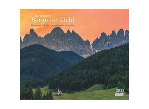 4250809653884 - DUMONT - Berge im Licht 2025 Wandkalender 60x50cm Fotokunst-Kalender mit epischen Naturkulissen grafische Bildsprache von David Köster