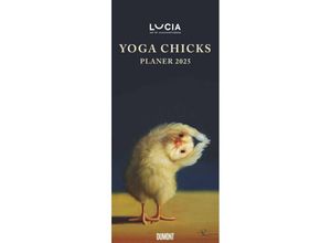 4250809653921 - DUMONT - Yoga Chicks 2025 Familienkalender 22x495cm Planer mit urkomischen Yoga Chicks Wandkalender mit zwei Spalten und niedlichen Abbildungen