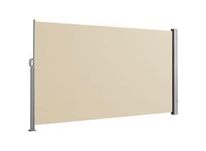 4250815316490 - Seitenmarkise ausziehbar Sichtschutz Balkonmarkise Sichtschutz Sonnenschutz UV50+ 280g m² 300x200 Beige - Svita