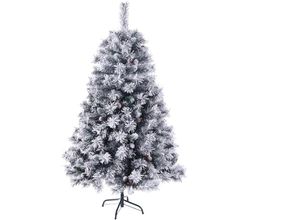 4250815320282 - Svita - künstlicher Weihnachtsbaum Schnee Deko Tannenbaum Kunstbaum pvc 150 cm