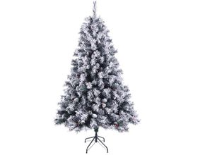 4250815320299 - Svita - künstlicher Weihnachtsbaum Schnee Deko Tannenbaum Kunstbaum pvc 180 cm