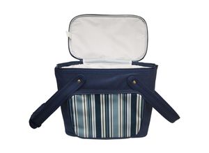 4250815340303 - Kühltasche 20l Tragetasche Kühlbox Lunchtasche mit Tragegriffen Blau - Svita