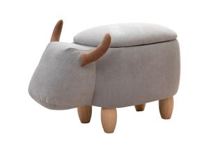 4250815372311 - Svita - Tierhocker Stauraum Kinderhocker Sitzhocker Kinderzimmer Sitzbox Stier