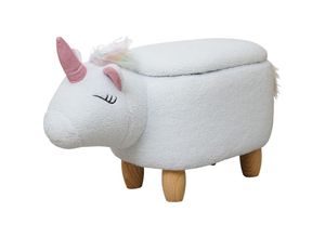 4250815372366 - Svita - Tierhocker Stauraum Kinderhocker Sitzhocker Kinderzimmer Sitzbox Einhorn