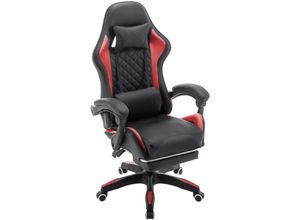 4250815392074 - Svita - X-Stream Gamingstuhl mit Fußstütze Chefsessel ergonomisch Rot