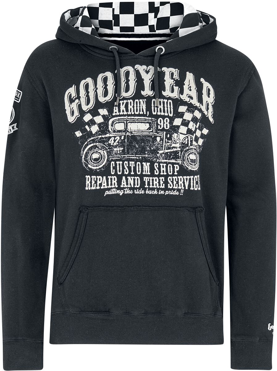 4250818889083 - GoodYear Pelham Kapuzenpullover schwarz in S