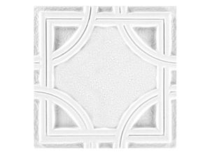 4250819250158 - Ornament für Decke und Wand PU stoßfest Hexim 20x20cm FR32