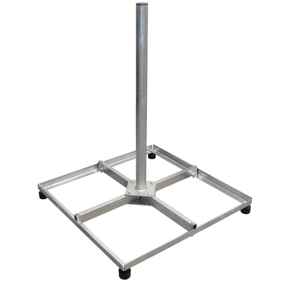 4250831600665 - FLACHDACHSTÄNDER   BALKONSTÄNDER 4X 30X30CM STAHL MAST SAT