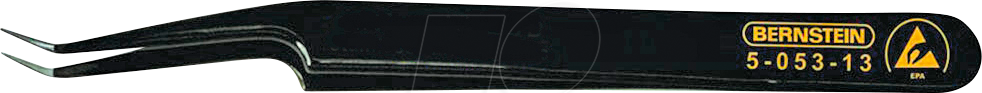 4250838505369 - BERN 5 053 13 - SMD-Pinzette 30° gewinkelt schräg 110 mm ESD