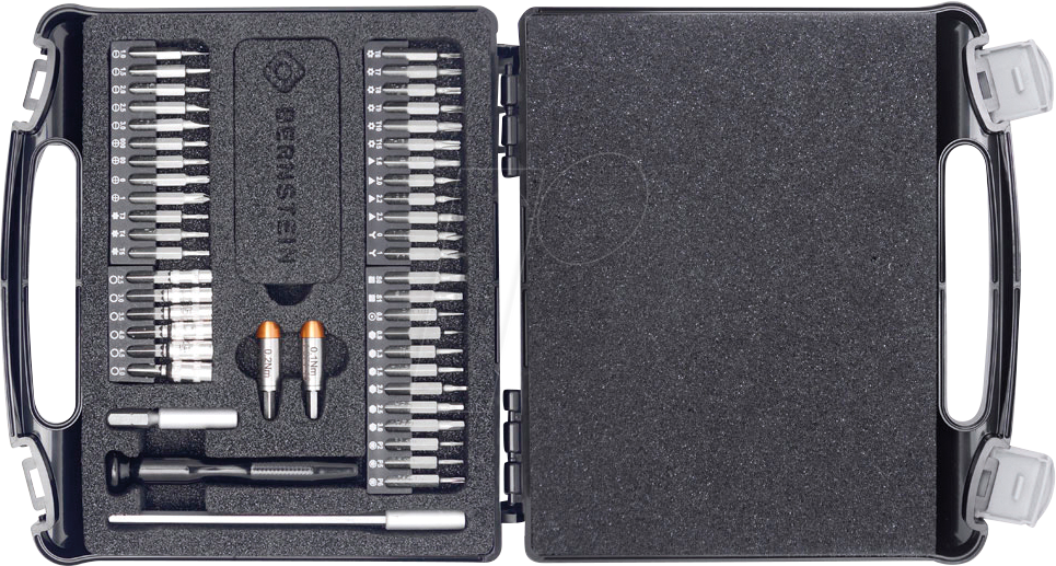 4250838525558 - Bernstein Tools Bernstein Werkzeugfabrik 4-970-A Bit-Set 47teilig inkl Drehmoment-Adapter