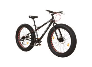 4250845904445 - Fatman 40 Fatbike 26 Zoll Herren Damen ab 155 cm Fahrrad 7 Gang MTB