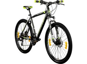 4250845918015 - Toxic 275 Zoll Mountainbike Hardtail 165 - 190 cm MTB für Damen und Herren 21 Gänge Fahrrad für Erwachsene oder Jugendliche mit Scheibenbremsen