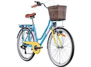 4250845919586 - Belgravia Damenfahrrad mit 6 Gängen 145 - 180 cm Stadtrad 26 Zoll retro Cityrad mit Licht StVZO Fahrrad mit tiefem Einstieg