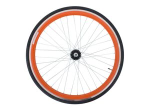 4250845920230 - Blade 700c Hinterrad Fixie Komplettrad mit FlipFlop Nabe und Reifen Fixie orange