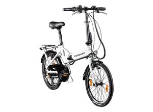 4250845933568 - Z101 20 Zoll Elektro Klapprad für Erwachsene 150 - 180 cm 6 Gang E Klappfahrrad E Bike Faltrad Pedelec StVZO