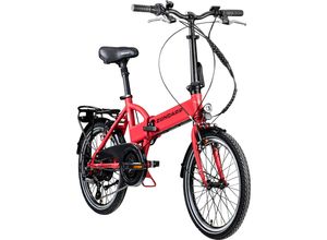 4250845939270 - Z101 20 Zoll Elektro Klapprad für Erwachsene 150 - 180 cm 6 Gang E Klappfahrrad E Bike Faltrad Pedelec StVZO