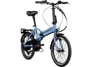 4250845939294 - Z101 20 Zoll Elektro Klapprad für Erwachsene 150 - 180 cm 6 Gang E Klappfahrrad E Bike Faltrad Pedelec StVZO