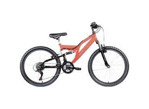 4250845940573 - FS180 Jugendfahrrad 24 Zoll Mountainbike 130 - 145 cm 21 Gänge Mädchen Jungen Fahrrad ab 8 Jahre MTB Fully Jugendrad V-Brakes