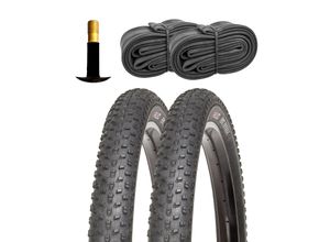 4250845956543 - Kujo Big Mama Fatbike Fahrradreifen 26 x 40 Fat Tire 2 Reifen mit Schläuchen AV