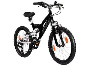 4250845958028 - FS180 Kinderfahrrad 20 Zoll ab 6 Jahre 120-135 cm Mädchen Jungen Fahrrad 6 Gänge