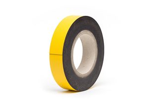 4250870300618 - Magnet-Lagerschilder Rollenware gelb Höhe 30 mm Rollenlänge 10 m