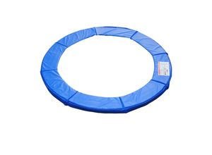 4250871207213 - Trampolin Randabdeckung Sicherheitsnetz Wetterplane Leiter 8ft 10ft 12ft 15ft (Randabdeckung Ø 244cm-Blau) - Blau