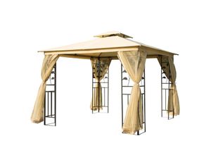 4250871208319 - Luxus Pavillon Gartenpavillon Partyzelt Festzelt Gartenzelt Pagode 3x3 m