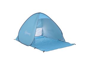 4250871239252 - Pop-Up Zelt für 2 Personen 150 x 200 x 115 cm (LxBxH) Pop Up Zelt Multifunktionszelt Sonnenschutz Zelt