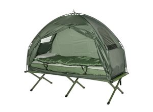 4250871246571 - Campingbett 4 in 1 Set dunkelgrün 193 x 78 x 118 cm Feldbett 4in1 Camping Set Komplettset Zeltliege 4250871246571 - Campingbett 4 in 1 Set dunkelgrün 193 x 78 x 118 cm Feldbett 4in1 Camping Set Komplettset Zeltliege