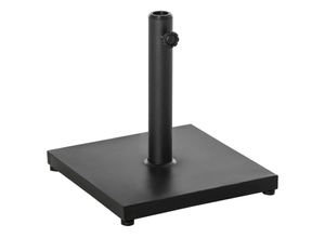 4250871270668 - Schirmständer 11 kg Ständer Schirm Ø30 35 38 mm Metall + Zement Schwarz 40 x 40 x 43 cm