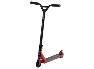 4250871283880 - Pro Stunt Scooter Tretroller Freestyle Tricks mit 100mm PU-Rädern für Kinder und Erwachsene Alu Rot