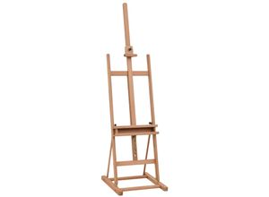 4250871287574 - Atelierstaffelei mit Ablage natur 53 x 505 x 171-230 cm (BxTxH) Holzstaffelei Leinwandständer Bilderständer Clipboard 4250871287574 - Atelierstaffelei mit Ablage natur 53 x 505 x 171-230 cm (BxTxH) Holzstaffelei Leinwandständer Bilderständer Clipboard