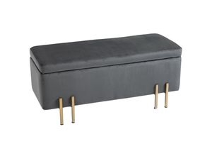 4250871287918 - Sitzbank im elegantem Design 100 x 40 x 42 cm (BxTxH) Polsterbank mit Stauraum Truhenbank Polstermöbel