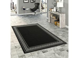 4250877321098 - - Teppich Trendline Schwarz Weiß Römische Bordüre - 185x270 cm