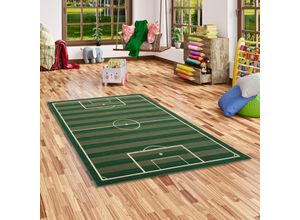 4250877322224 - - Kinderteppich Trendline Fussballplatz - 80x150 cm