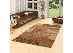 4250877396065 - - Teppich Trendline Patchwork Beige Braun - 120x170 cm