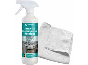 4250887722991 - Hotrega - Natur und Specksteinofen Reiniger 500 ml inkl Microfasertuch