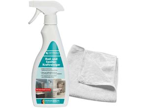 4250887723318 - Hotrega - Bad- und Sanitär-Kraftreiniger 500 ml Microfasertuch Set