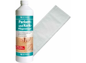 4250887723493 - Hotrega - Parkett und Kork Pflegereiniger 1L set + Microfasermopp 40 cm